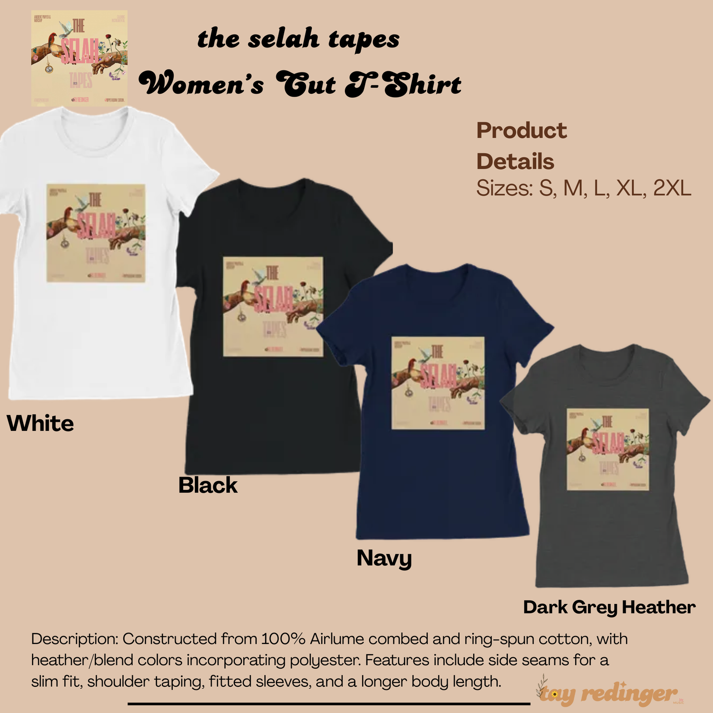 The Selah Tapes Exclusive Women’s Cut TShirt